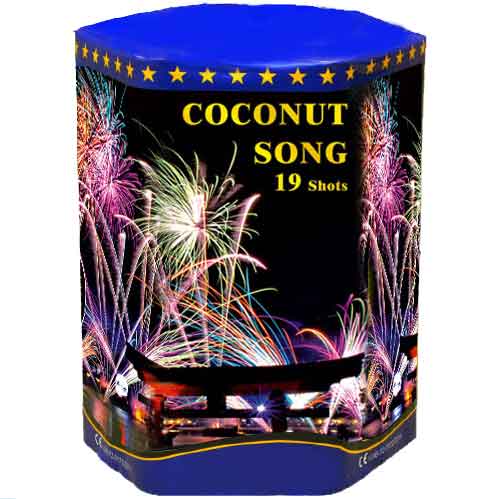πυροτέχνημα 19 βολών coconut song