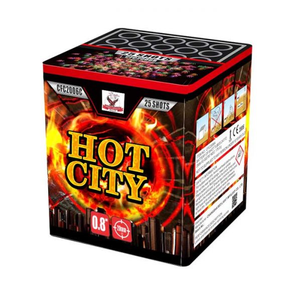 Εναέριο πυροτέχνημα 25 βολών Hot City