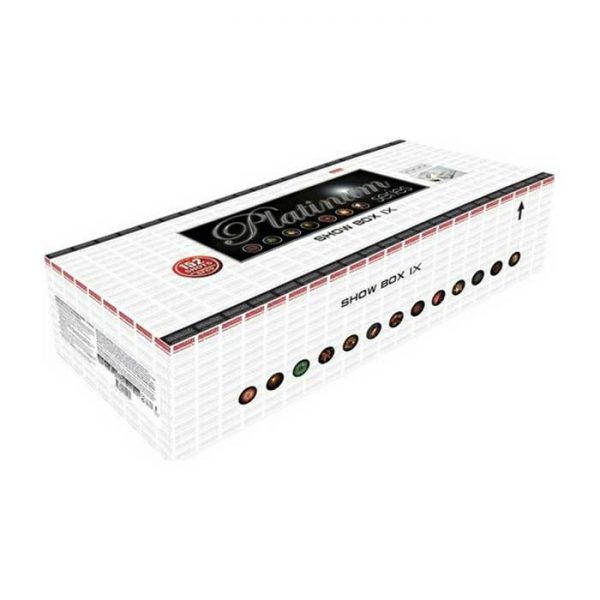 Εναέριο πυροτέχνημα 152 βολών Platinum Show Box Xi