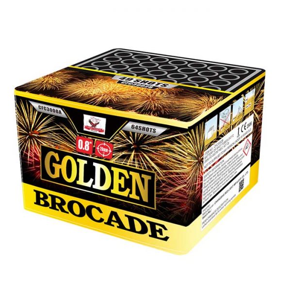 Εναέριο πυροτέχνημα 64 βολών Golden Brocade